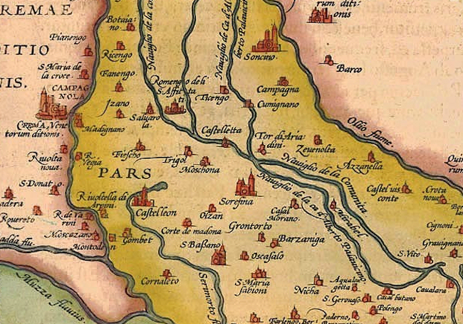 Il territorio superiore cremonese in una cartografia d'epoca