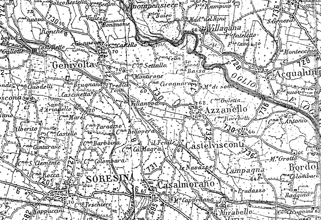 Il territorio di Genivolta verso la fine del XIX secolo